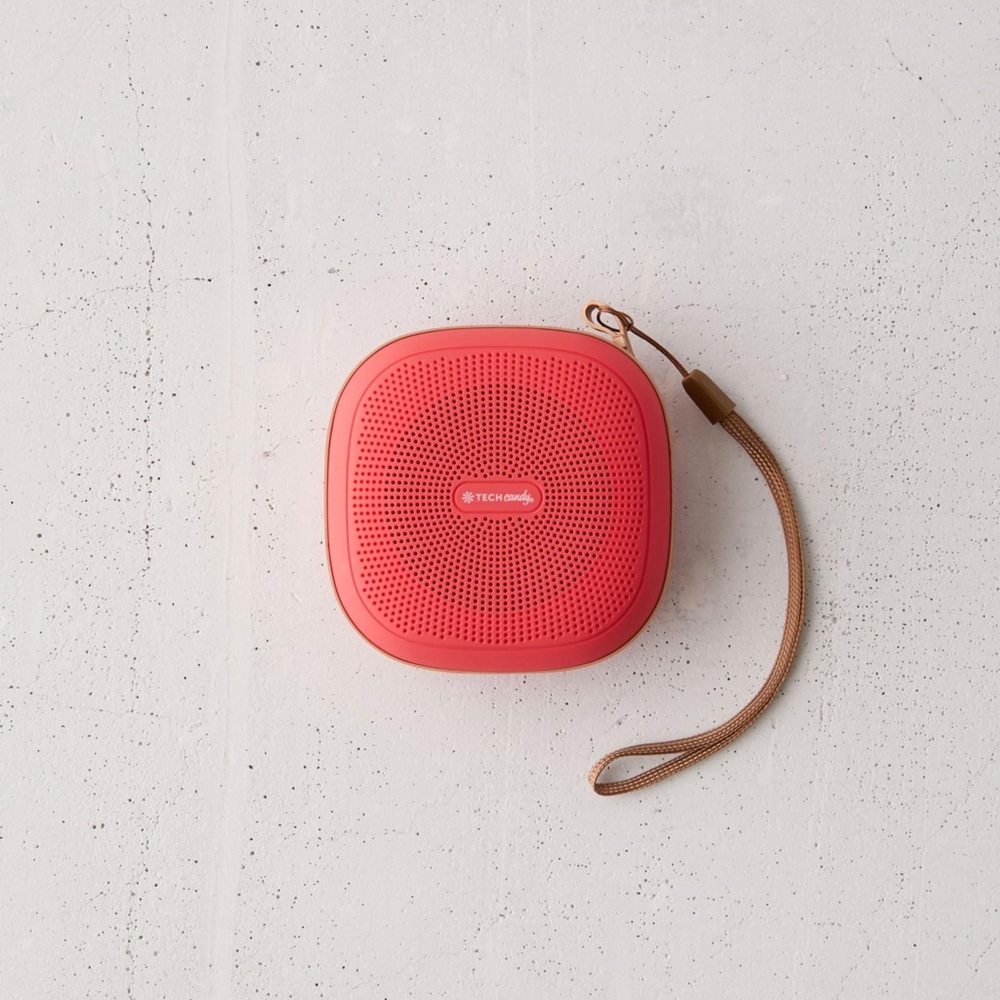 Tech Candy Pink Tune Tag-Along Wireless Speaker